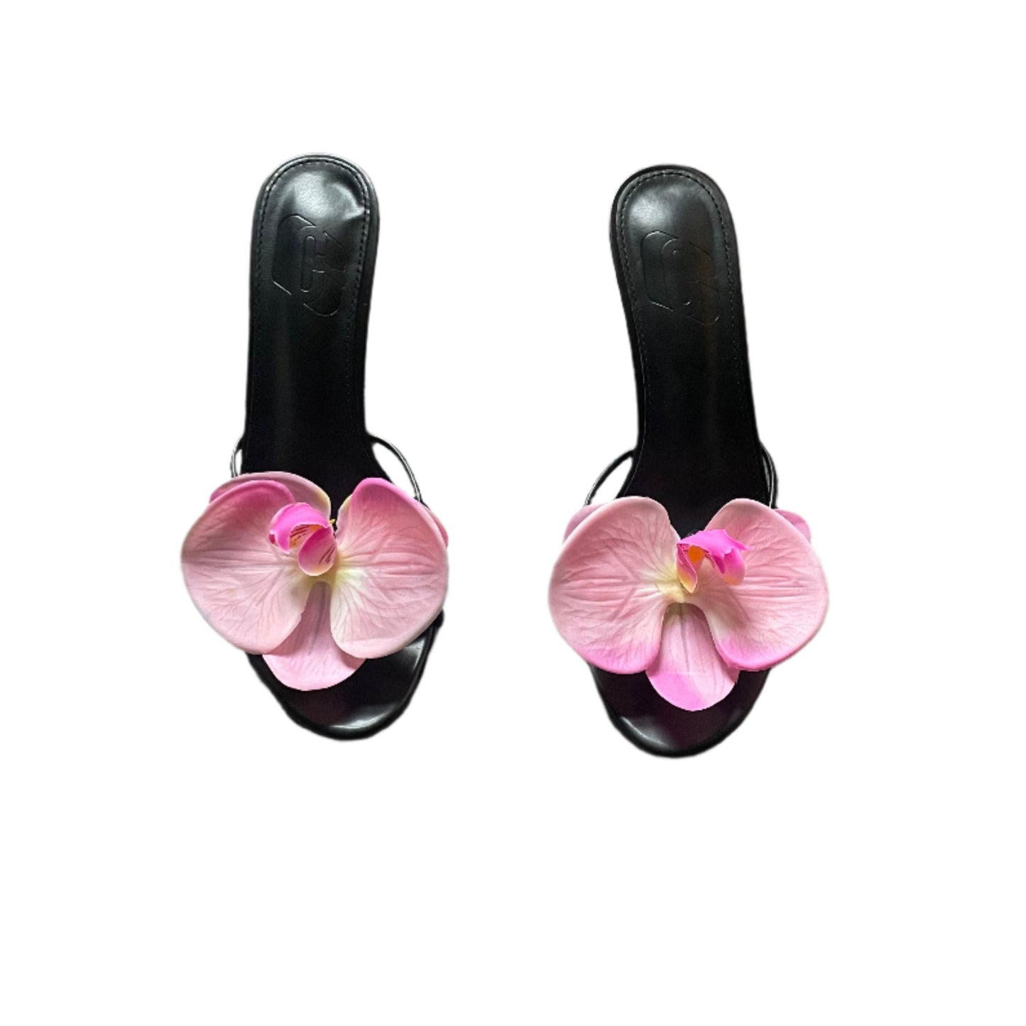 Carli Light Pink Black Sandal