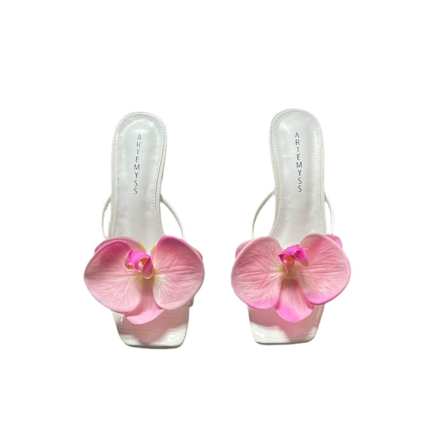 Carli Light Pink Black Sandal