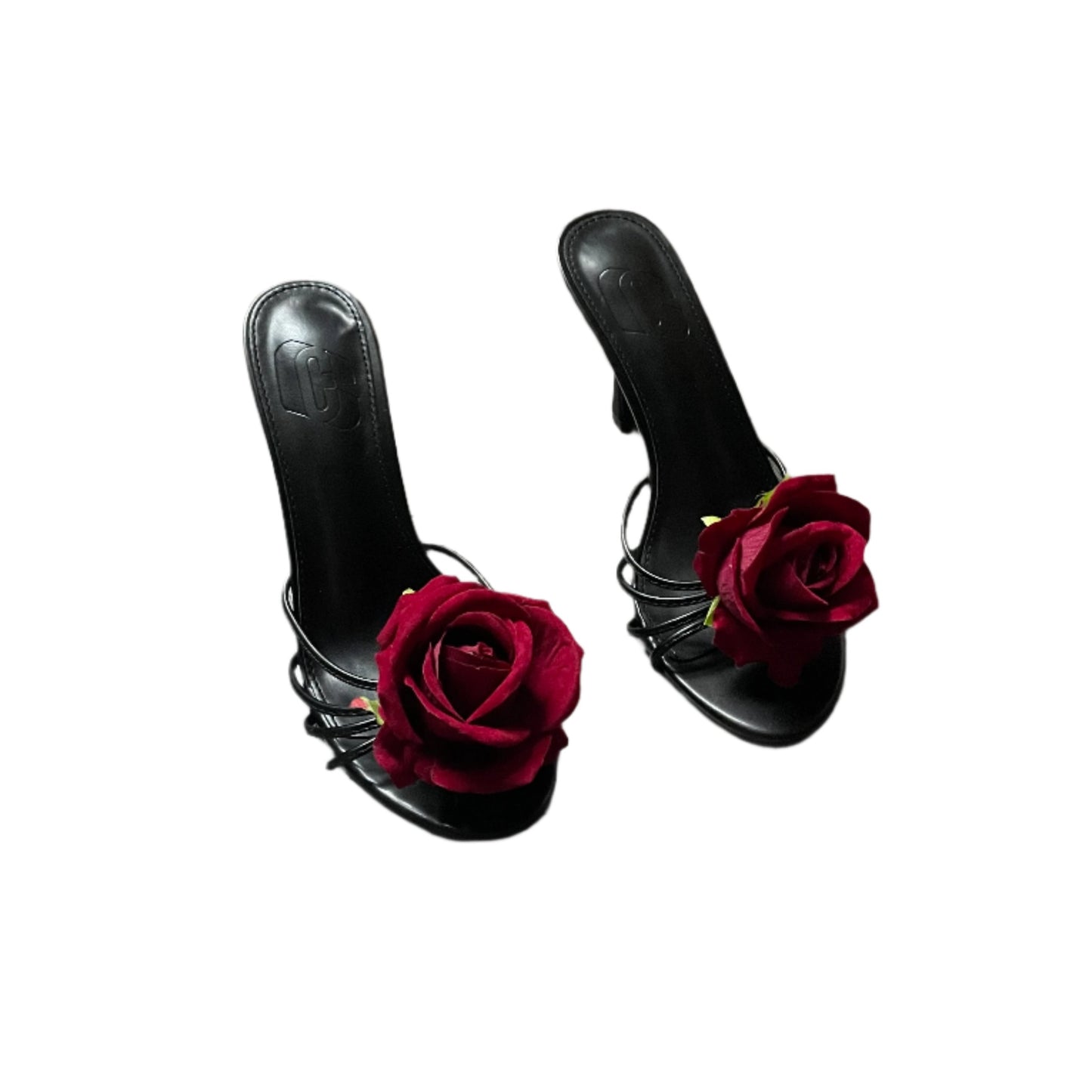 Marcia Red Rose White Sandal