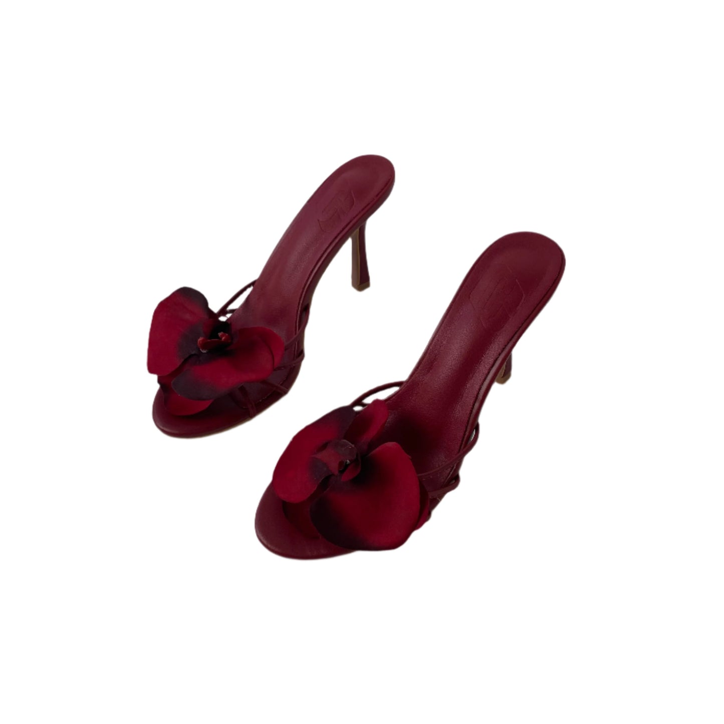 Lucia Burgundy Red Orchid Sandal