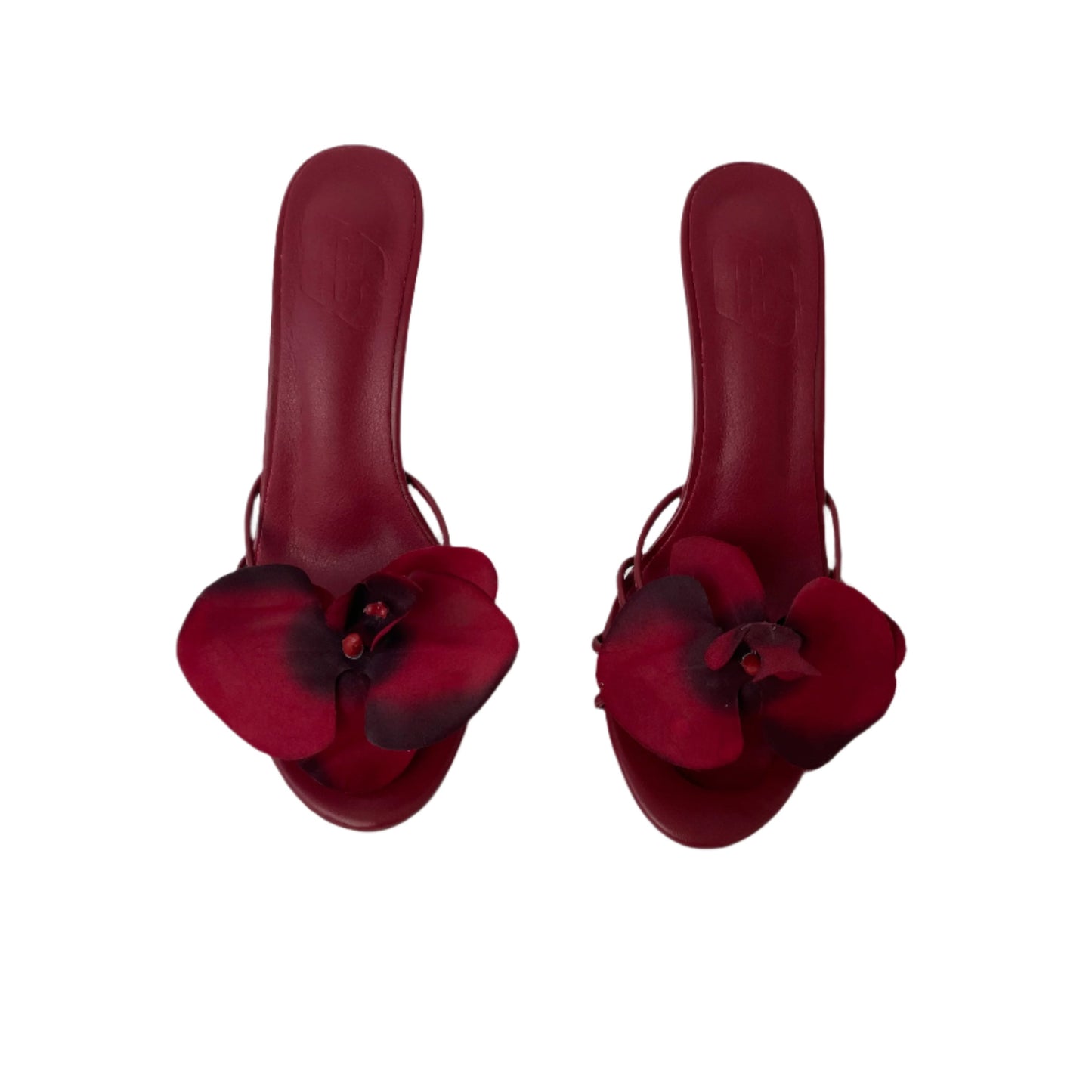 Lucia Burgundy Red Orchid Sandal