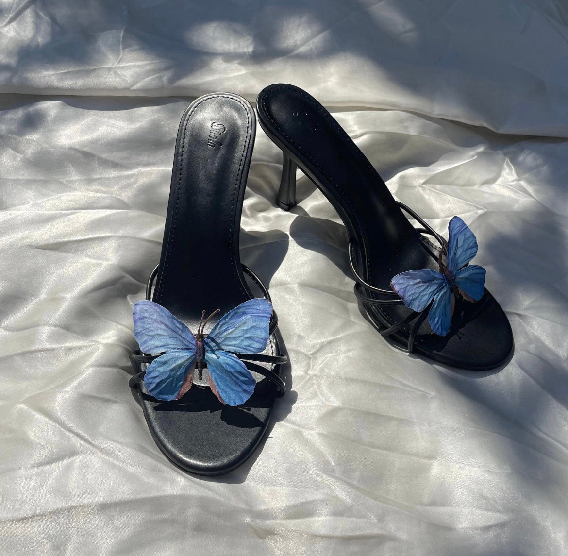 Josie Blue Butterfly Sandals