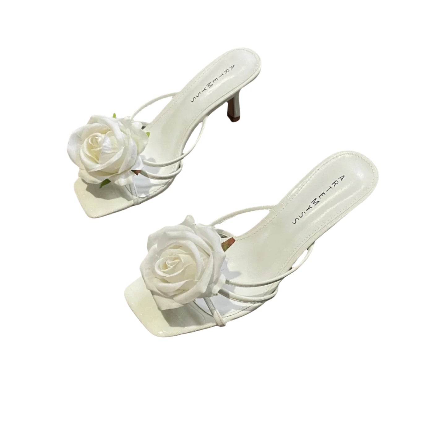 Alia White Rose Sandal