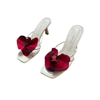 Lucia Red Orchid Black Sandal