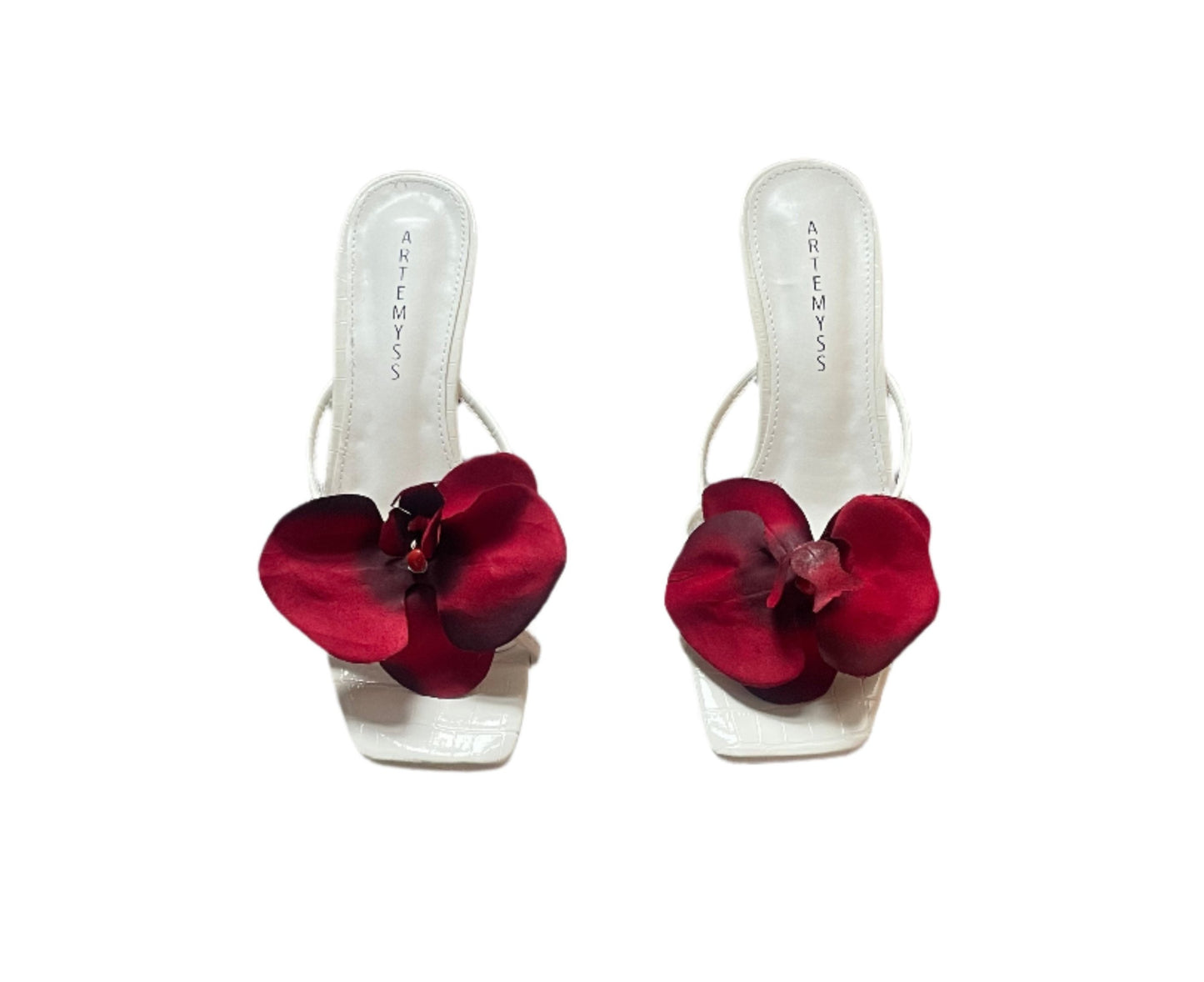 Lucia Red Orchid Black Sandal