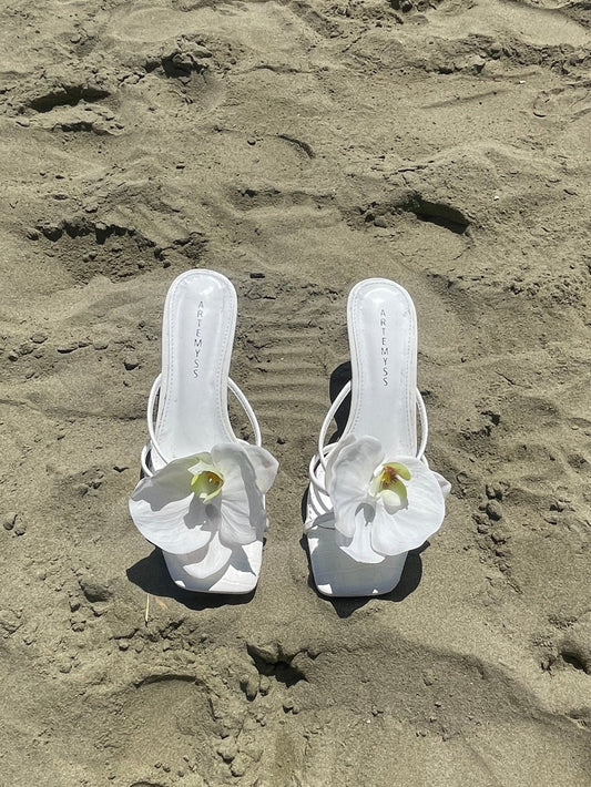 Artemis White Orchid Sandal