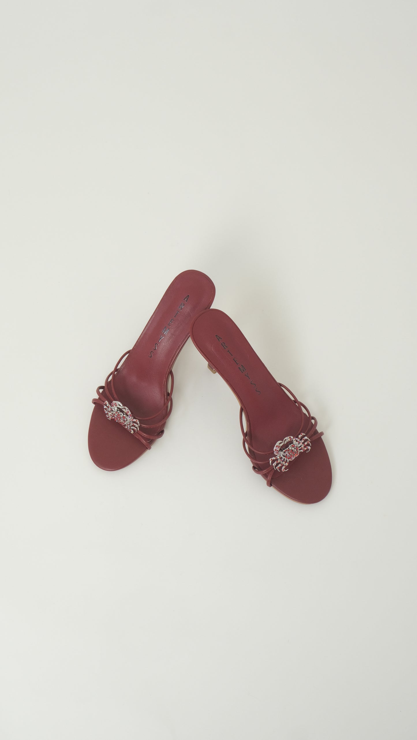Burgundy Crab Sandal