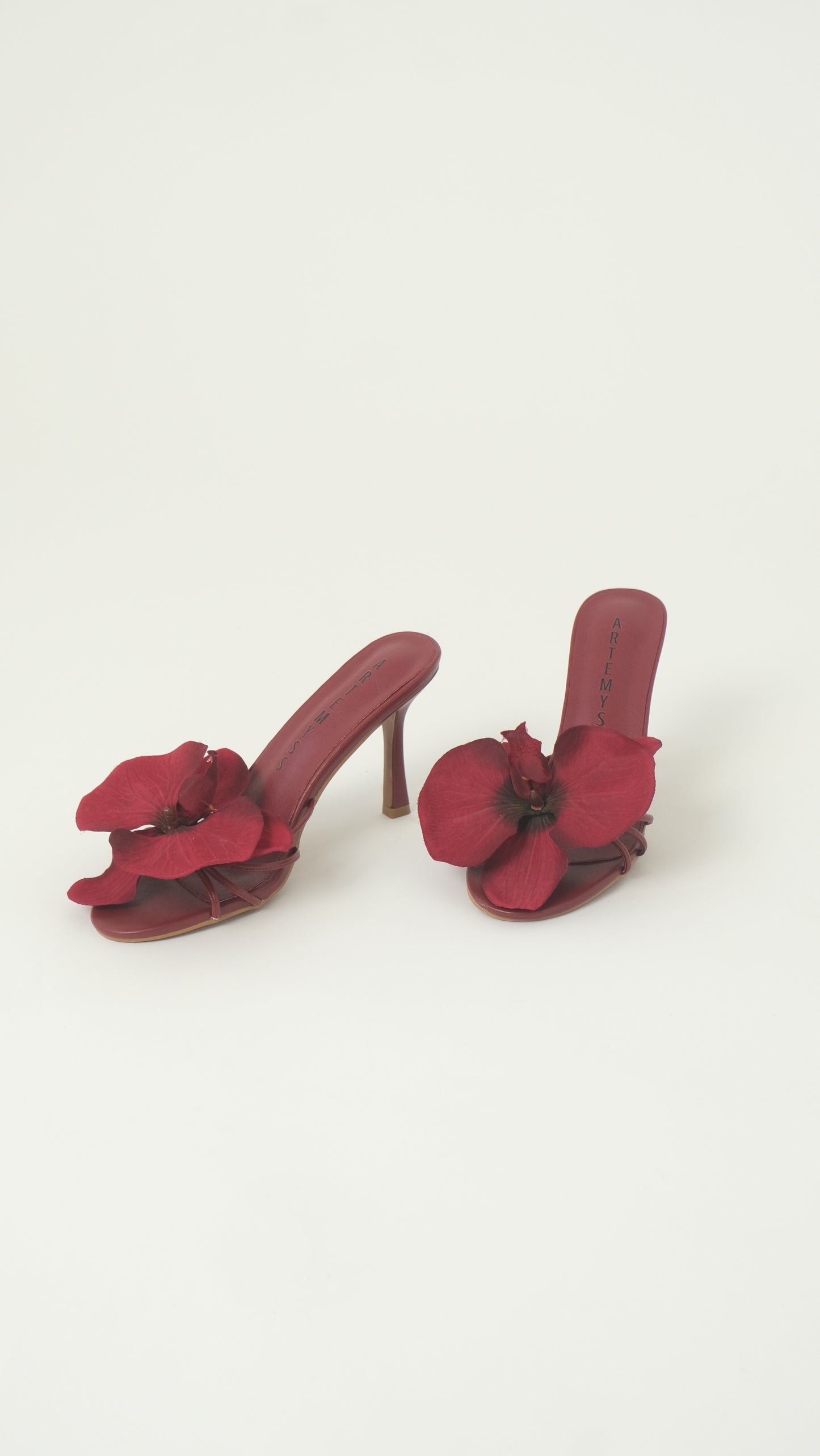 Luci Burgundy Red Orchid Sandal