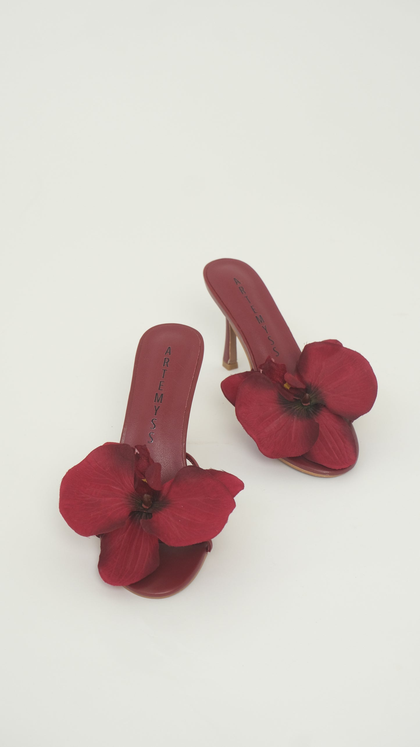 Luci Burgundy Red Orchid Sandal