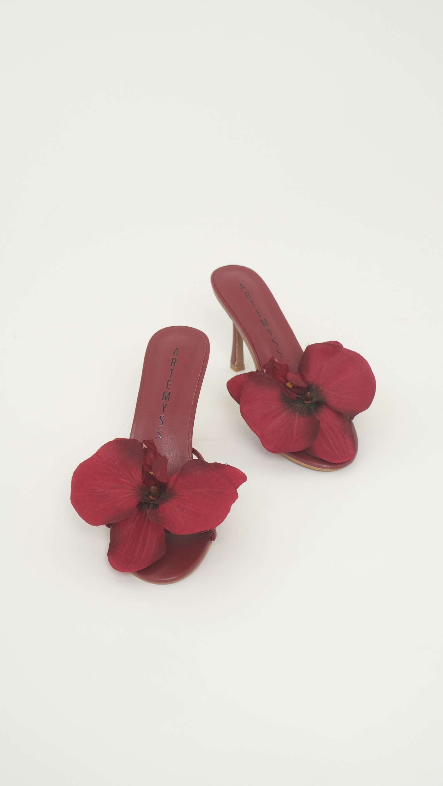 Luci Burgundy Red Orchid Sandal