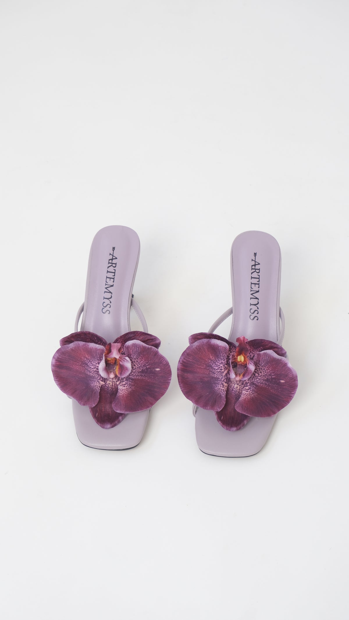 Dolly Purple Orchid Mule