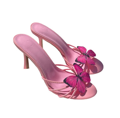 Charlotte Light Pink Butterfly Sandal