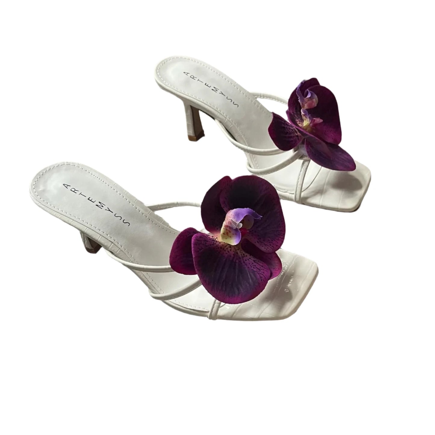 Florence White Sandal